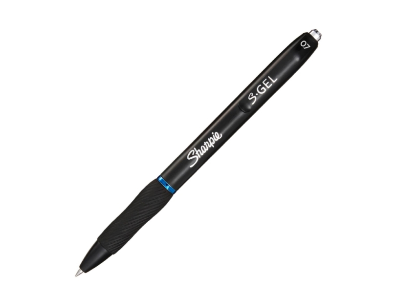 Sharpie S-Gel, Ausziehbarer Gelschreiber, Blau, Schwarz, Medium, 0,7 Mm, Box