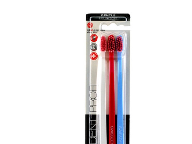 Swissdent Gentle Extra Soft 3 Stk. (Weiß, Pink, Hellblau)