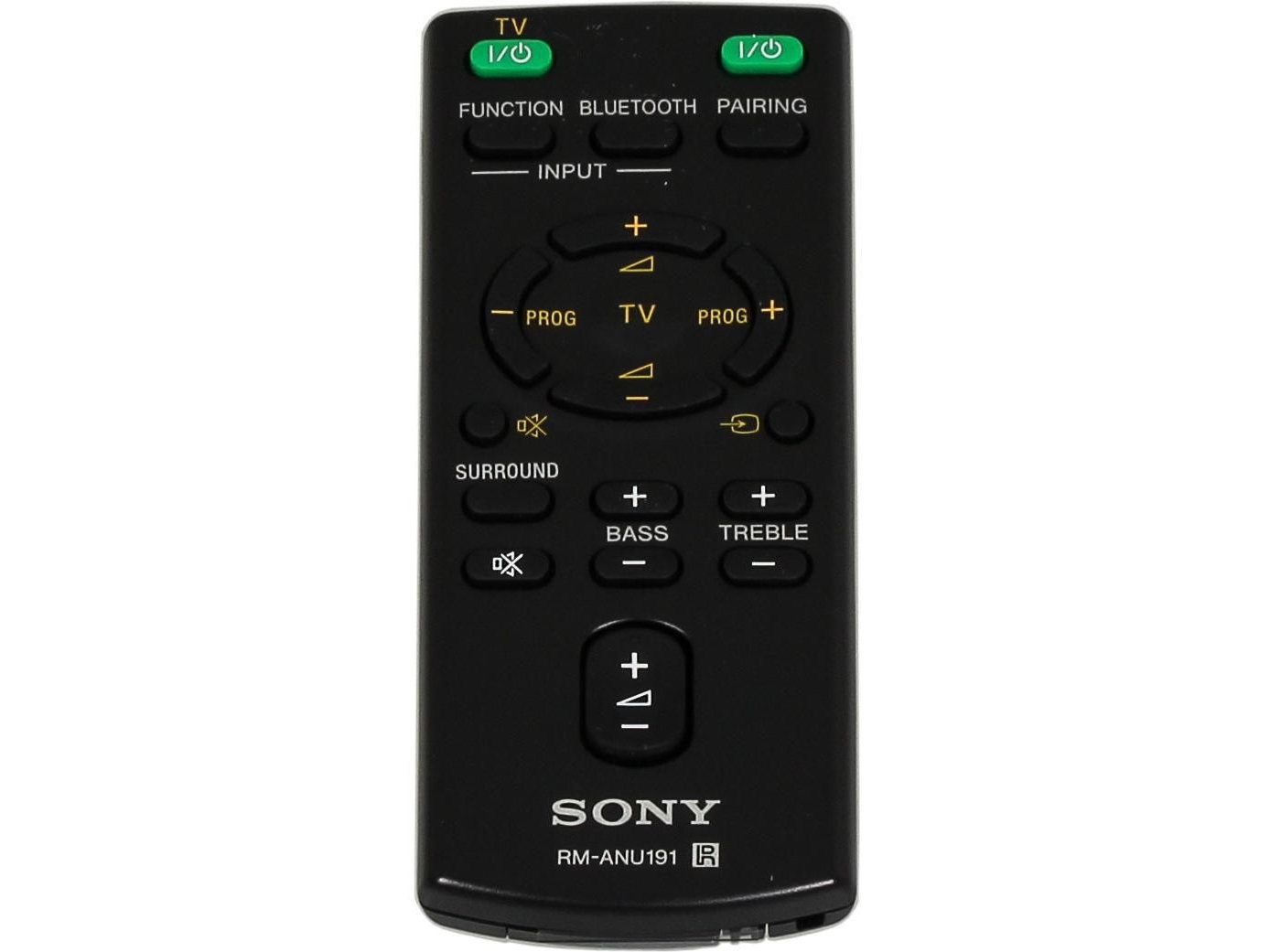 Sony Rm Anu191 Kabel Tryckknappar Vit