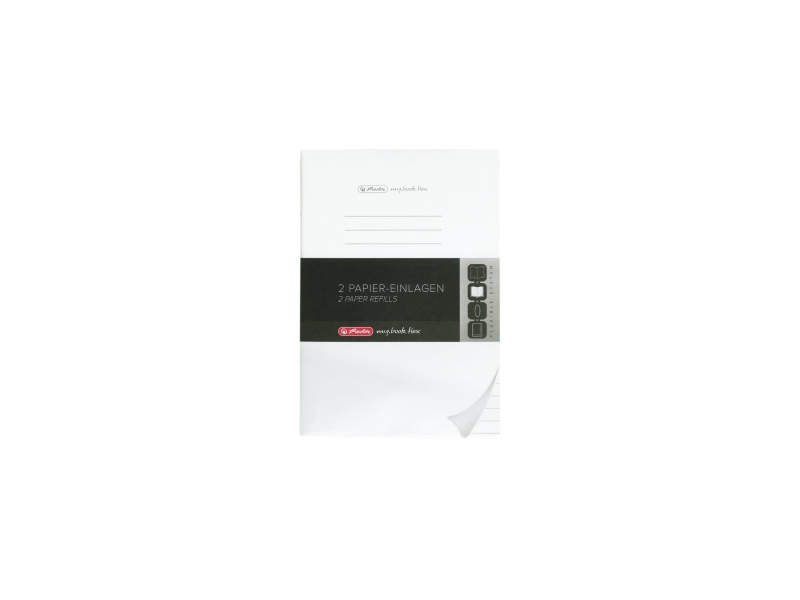 Herlitz 50034123, Einfarbig, Weiß, A5, 80 Blätter, Erwachsener