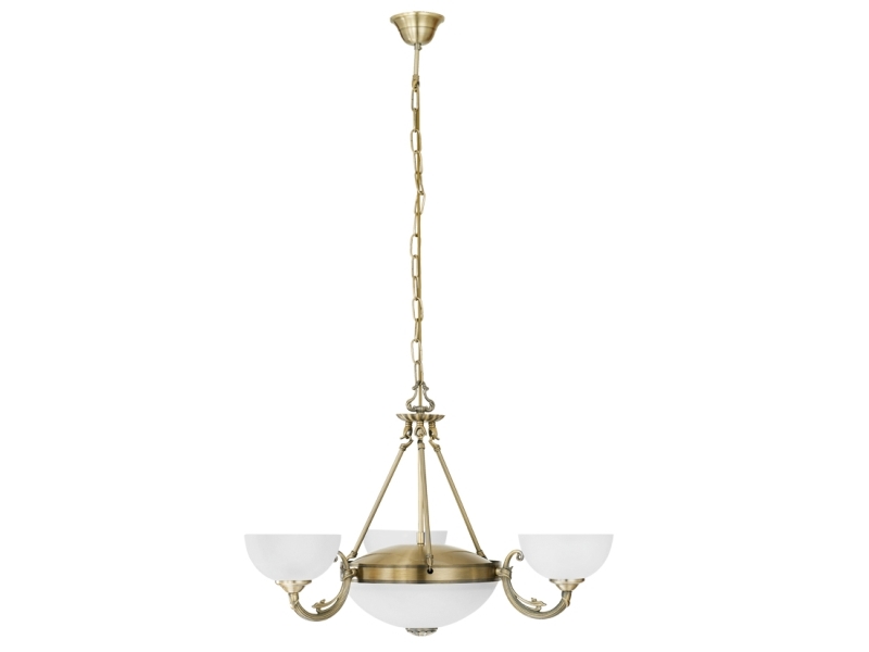 EGLO SAVOY LYSEKRONE 3+2L ANTIK