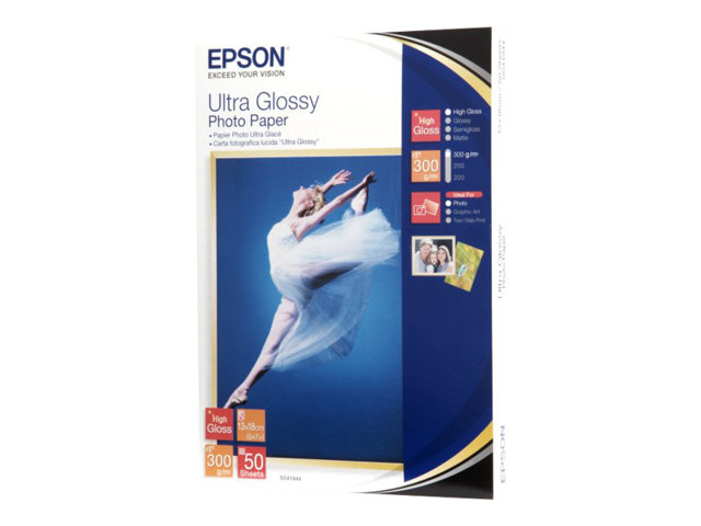 Epson Ultra Glossy Photo Paper - 13X18cm - 50 Blätter, Glanz, 300 G/M², 50 Blätter, - Expression Premium Xp-900 - Expression Premium Xp-830 - Express