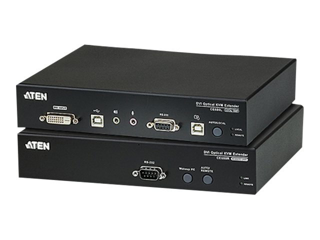 ATEN CE 680 Local and Remote Units - Förlängare för tangentbord/video/mus/seriell/USB - USB - upp till 600 m - 1310 nm / 1550 nm | Spel - Bildskärmar & tillbehör - Bord & väggfäste | GameStuff