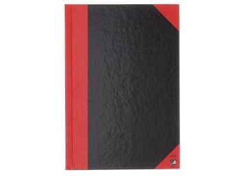 Notesbog Kinabog Bantex A5 linjeret m/96 blade rød/sort | Papper & Emballage - Block & Post-It - Anteckningsböcker | GameStuff