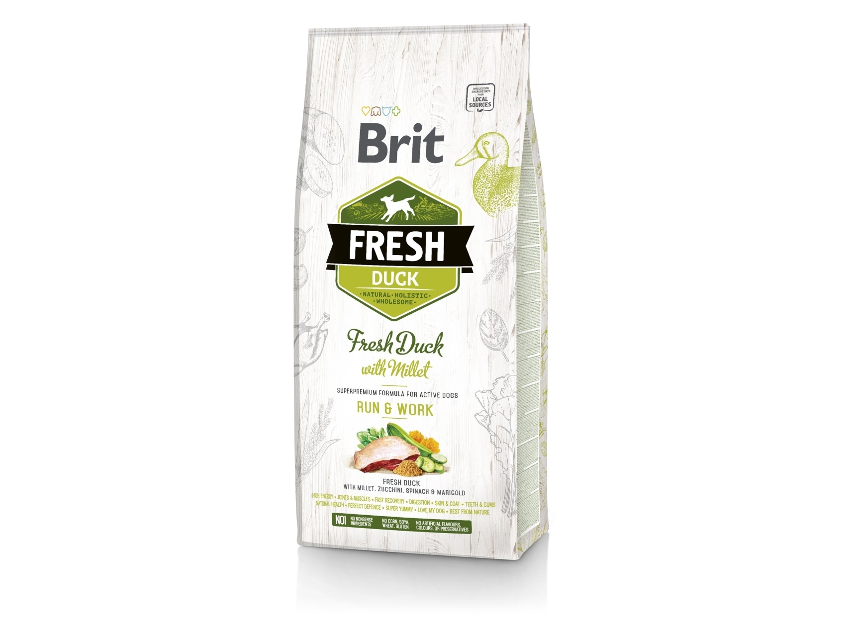 Brit Fresh Ente Mit Hirse Acti Runwork