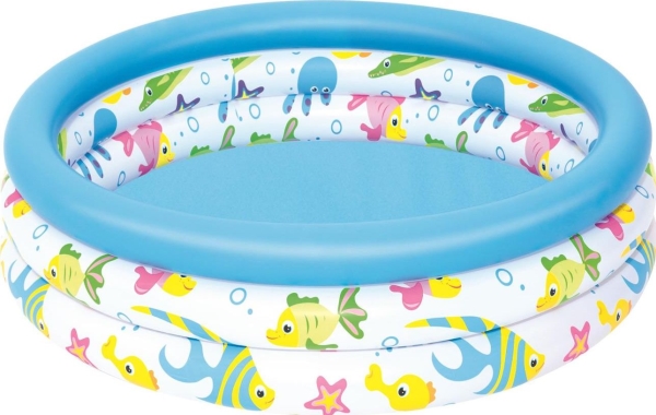 Bestway pripučiamas baseinas Žuvytės 102x25cm (51008)