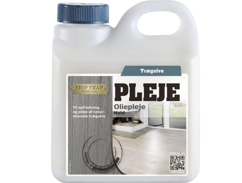 Trip Trap Oliepleje, hvid vandbaseret