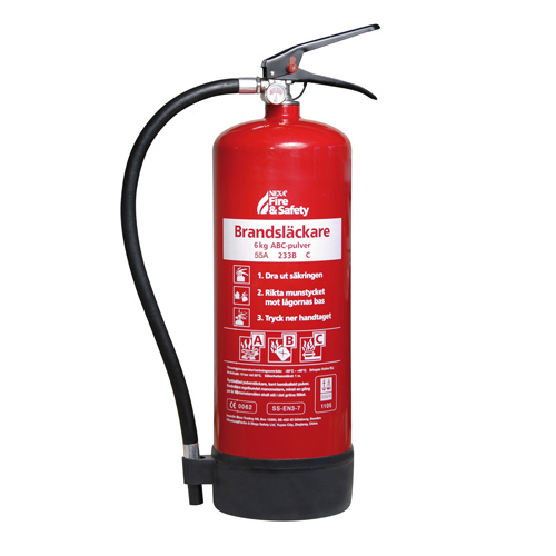 Feuerlöscher Rot 6 Kg 55A 233B C