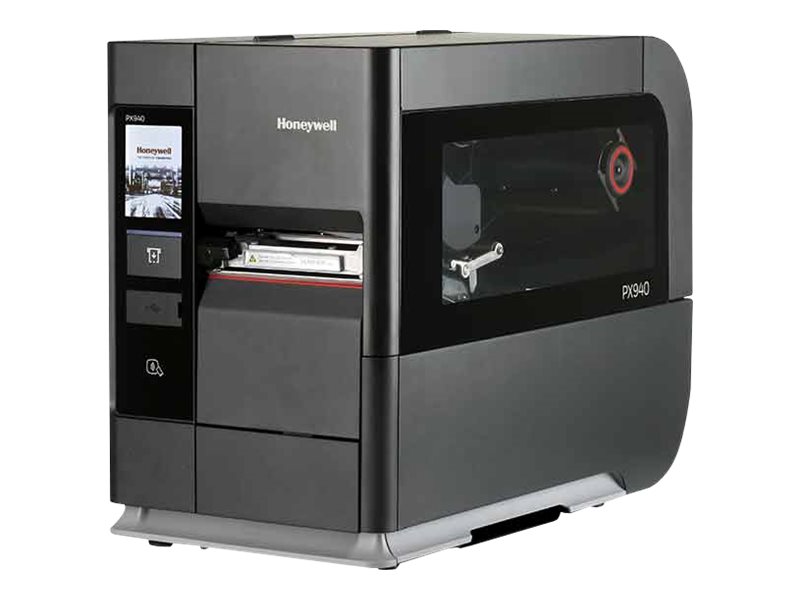 Honeywell PX940V - Etiketprinter - direkte termisk/termisk overførsel - Rulle (11,4 cm) - 300 dpi - op til 300 mm/sek. - USB 2.0, LAN, NFC, USB 2.0 vært, RS232 - tilbagespoler