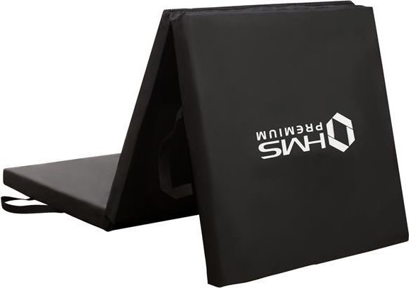 Hms Træningsmåtte 3-Delt Mgs02 180 X 60 X 5 Cm Sort
