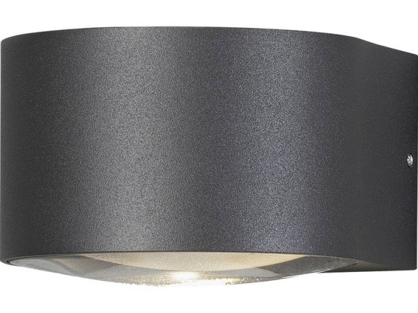 Konstsmide Gela 7881-370 Udendørs Vægbelysning, Vægbelysning Eek: F (A - G) Led (Rgb) 6 W Antracit
