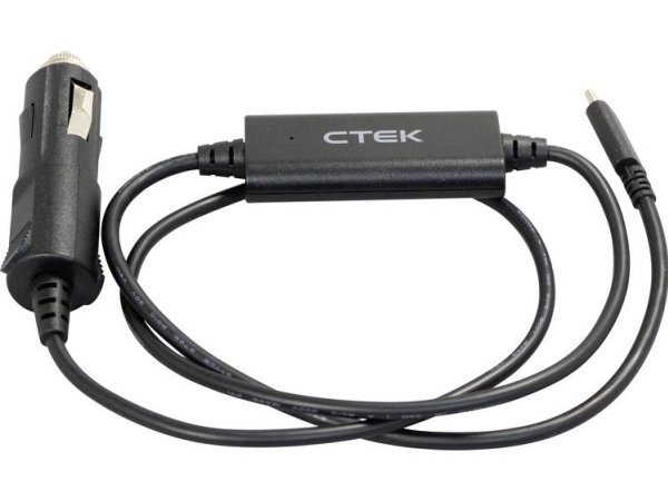 Ctek 40-464 #####Usb-C Ladekabel Zigarettenanzünder (21 Mm Innendurchmesser) Cs Free Usb-C Ladekabel, 12V Stecker