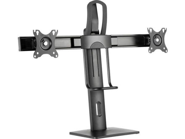 My Wall Monitor-Desk-Mount Hl 19 L - 1 Display 43,2 Cm (17") - 68,6 Cm (27") Schwarz - Schwenkbar, Neigbar, Beweglich, Höhenverstellbar