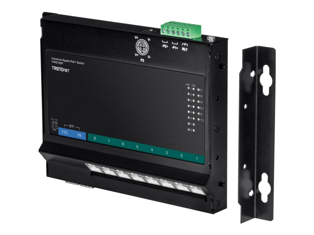 Trendnet Ti-Pg102f, Gigabit Ethernet (10/100/1000), Vollduplex, Power Over Ethernet (Poe), Wandmontage