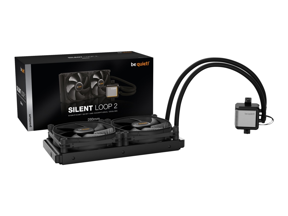 be quiet! silent loop 2 - Vätskekylningssystem för processorer - (för: LGA1155, LGA1150, LGA1151, LGA2011-3 LGA2066, TR4, sTR4, LGA1200 / AMD: AM3, AM4) - 280 mm | Datorkomponenter - Kylning & moddning - CPU Kylning | GameStuff