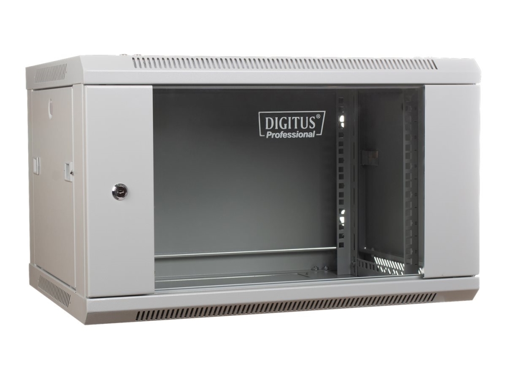 Digitus Professional Dn Wu19 06u/600 Kabinet Vægmonterbar Grå Ral 7035 6u 19  "