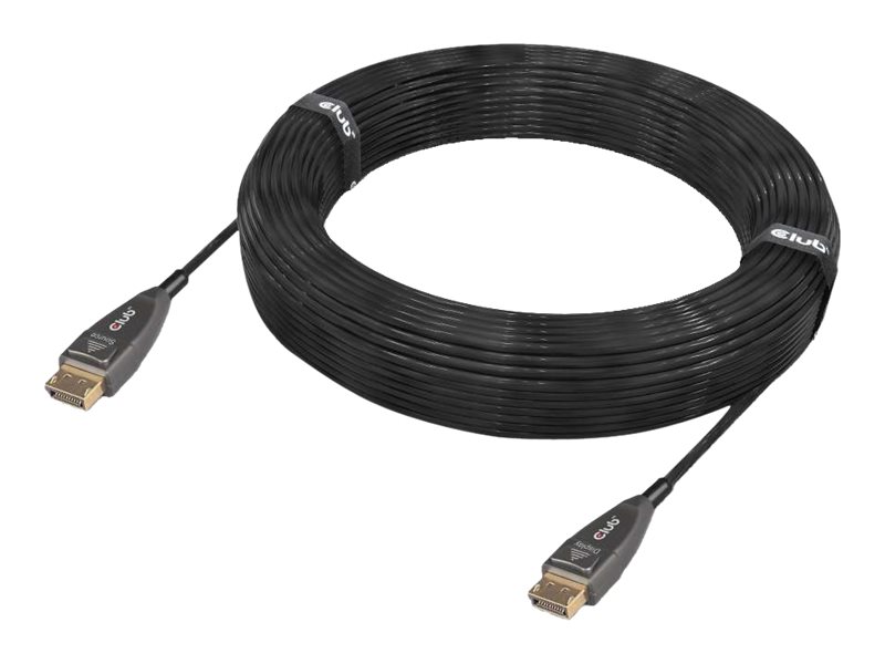 Club3d Displayport 1.4 Active Optical Cable Unidirectional 4K120hz 8K60hz M/M 20M/65.62Ft, 20 M, Displayport, Displayport, Männlich, Männlich, 7680 X