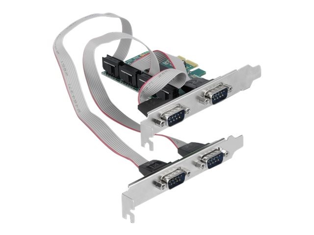 Delock 90410, Pcie, Rs-232, Niedriges Profil, Pcie 1.1, Rs-232, Grün