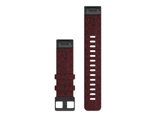 Garmin Quickfit - Urrem For Smart Watch - Melangeret Rød - For Fenix 6 Fenix 7 Instinct Solar