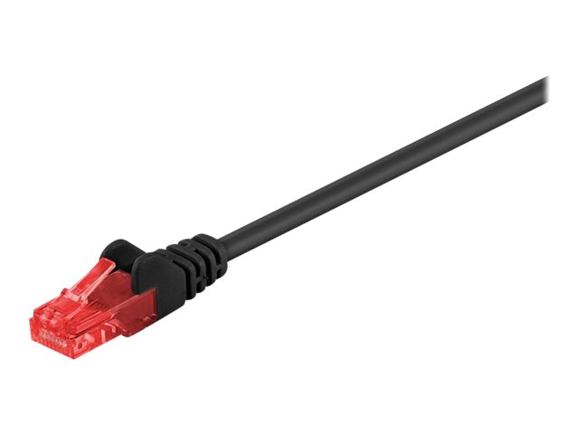 Microconnect - Netzwerkkabel - Rj-45 (Stecker) Auf Rj-45 (Stecker) - 25 Cm - 6 Mm - Utp - Cat 6 - Rund, Knotenlos, Verseilt - Schwarz