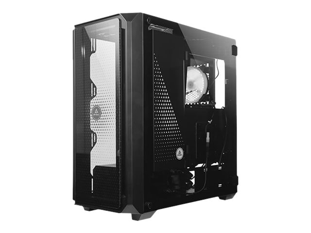 Antec Nx1000, Midi Tower, Pc, Schwarz, Atx, Itx, Micro Atx, Kunststoff, Spcc, Gehärtetes Glas, Blau, Grün, Rot