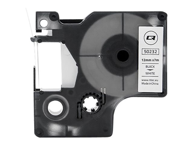 Qoltec 50232, Black On White, Continuous Label, D1, Black, Thermal Transfer, -20 - 120 °C