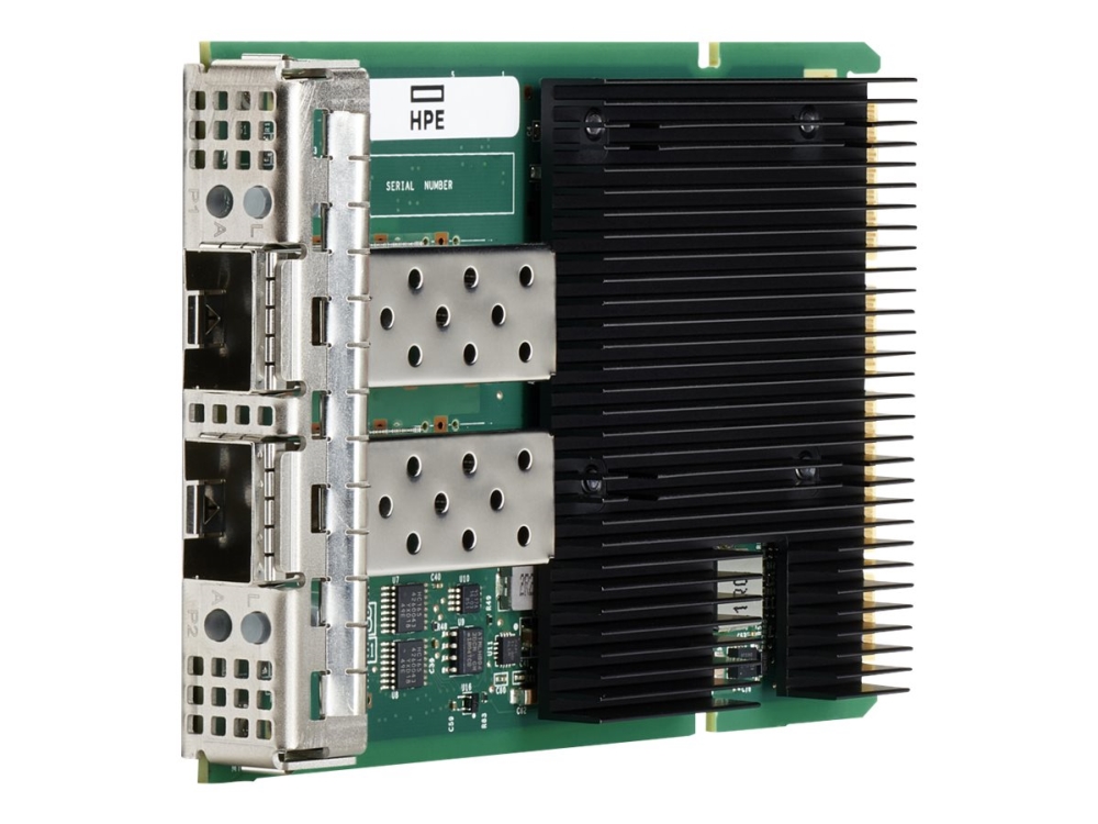 Intel E810-XXVDA2 - Netværksadapter - OCP 3.0 - 25 Gigabit SFP28 x 2 - for ProLiant DL325 Gen10, DL360 Gen10, DL380 Gen10, DX360 Gen10, XL220n Gen10, XL290n Gen10