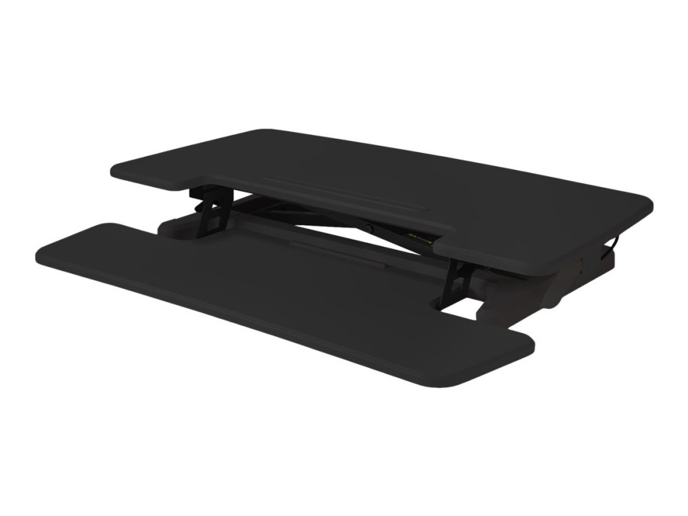 Bakker Elkhuizen Adjustable Sit-Stand Desk Riser 2 - Ställ - för LCD-skärm/PC-utrustning - svart - skrivbordsstativ | Datortillbehör - Bildskärmar & Tillbehör - Fästen | GameStuff