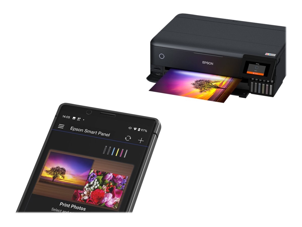 Epson Ecotank L8180, Tintenstrahl, Farbdruck, 5760 X 1440 Dpi, A3+, Direktdruck, Schwarz