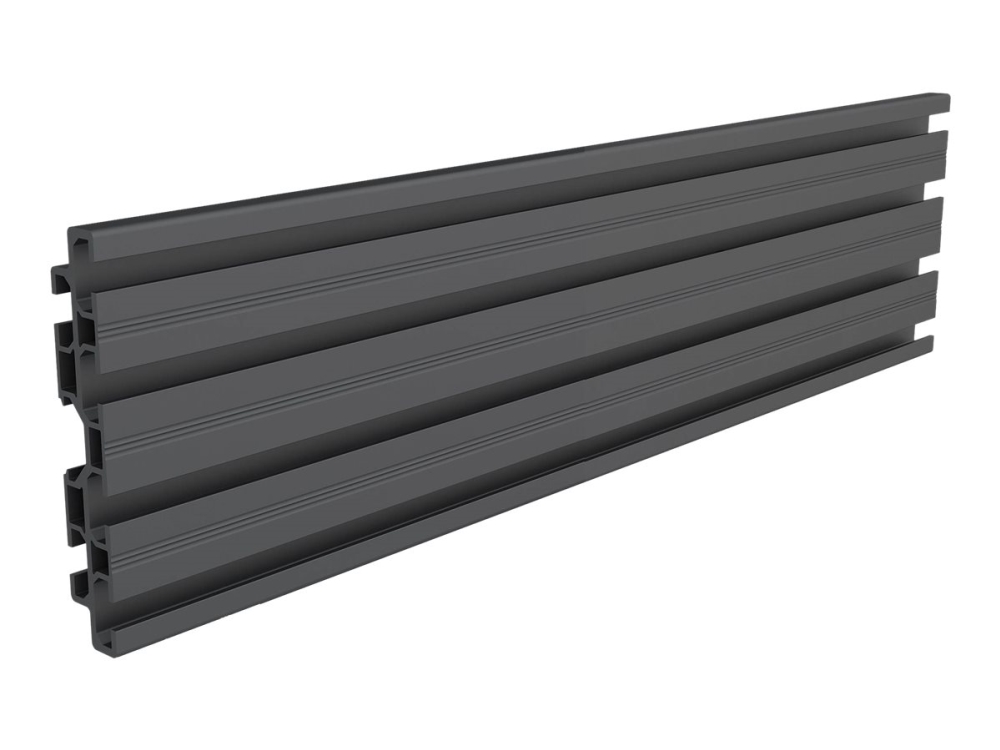 Multibrackets Pro Series - Komponenter Til Montering (Enkeltskærmsskinne) - For Videovæg - Aluminium - Sort - Pælmontering