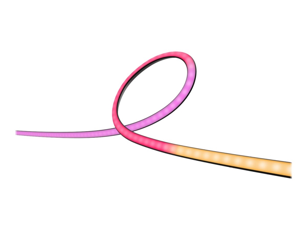 Philips Hue White And Color Ambiance Play Gradient Lightstrip 75” And Larger - Made For 75” Tvs And Larger - Includes Power Supply And Mounts - Blend