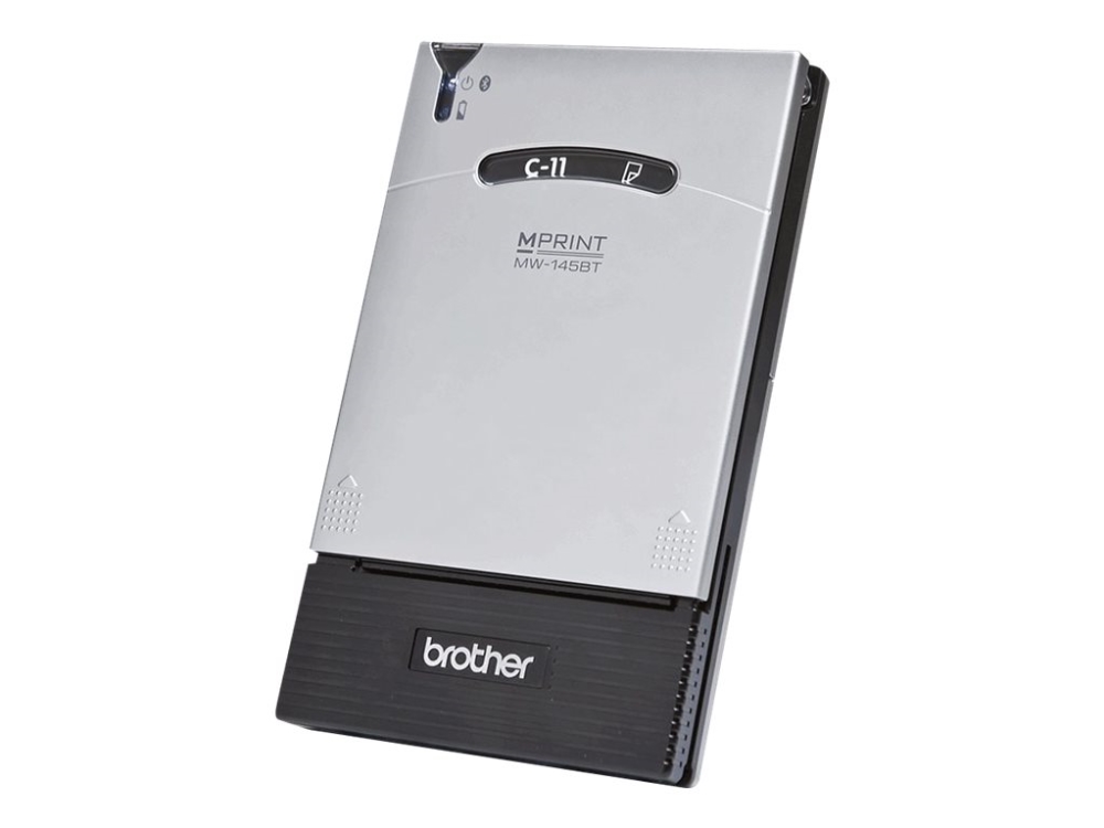 Brother M-Print Mw-145Bt - Drucker - S/H - Direkte Termisk - A7 - 300 Dpi - Op Til 4 Spm - Kapacitet: 50 Ark - Usb, Bluetooth