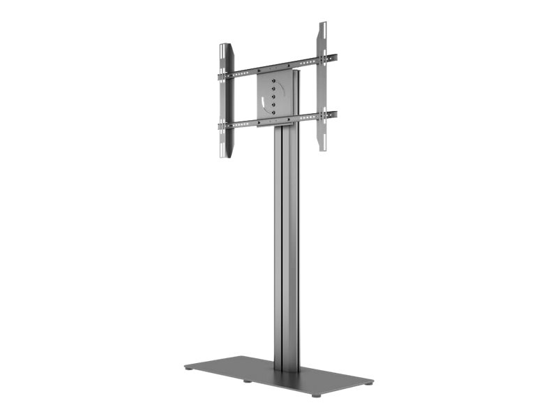Multibrackets M Public Display Stand 145 HD Single Black w. Floorbase - Vogn med hjul - for LCD display - låsbar - aluminium - sort - skærmstørrelse: 65-85 - monteringsgrænseflade: op til 700 x 400 mm
