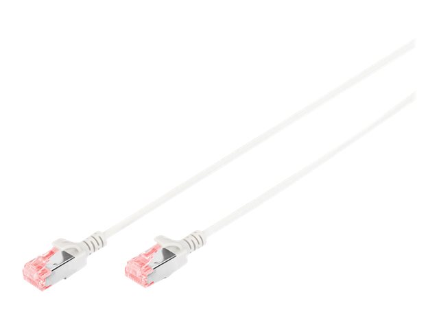 Digitus Cat 6 U/Ftp Slim Patchkabel, 2 M, Cat6, U/Ftp (Stp), Rj-45, Rj-45, Grau