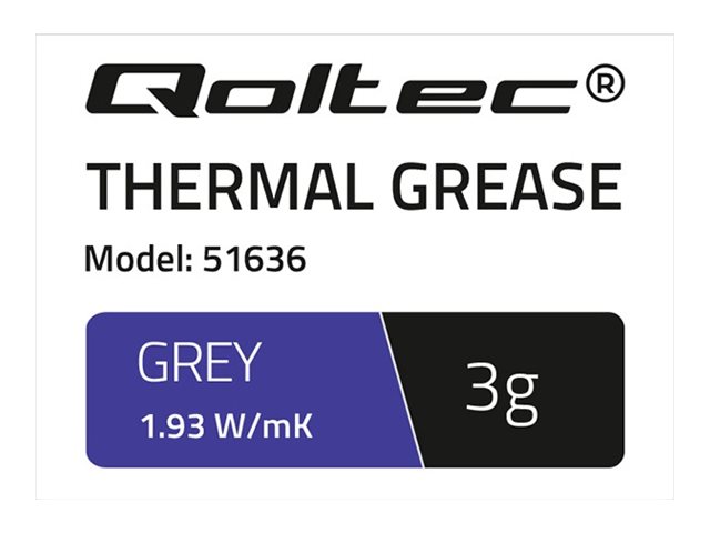Qoltec 51636 - Termisk Paste - Grå