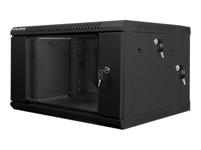 Lanberg - Rack-Gehäuse - Wandmontierbar - Schwarz, Ral 9004 - 6U - 19"