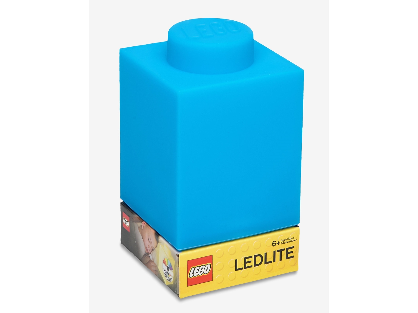 LEGO Classic Silicone Brick night light with LEDlite - Blue | LEGO® - Alla LEGO | GameStuff