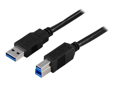 Deltaco Usb3-130 - Usb-Kabel - Usb Typ B (Han) Til Usb Typ A (Han) - Usb 3.0 - 3 M - Sortiert