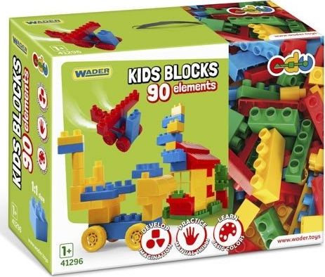 Wader Kids Blocks Bauklötze 90 Teile (41296)
