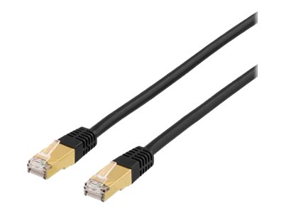 Deltaco Stp-72 - Patchkabel - Rj-45 (Han) Bis Rj-45 (Han) - 2 M - Sftp - Cat 7 - Halogenfri - Sort