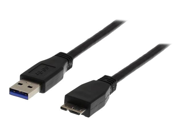 Deltaco Usb3-010S - Usb-Kabel - Micro-Usb Typ B (Han) Til Usb Typ A (Han) - Usb 3.0 - 1 M - Sortiert