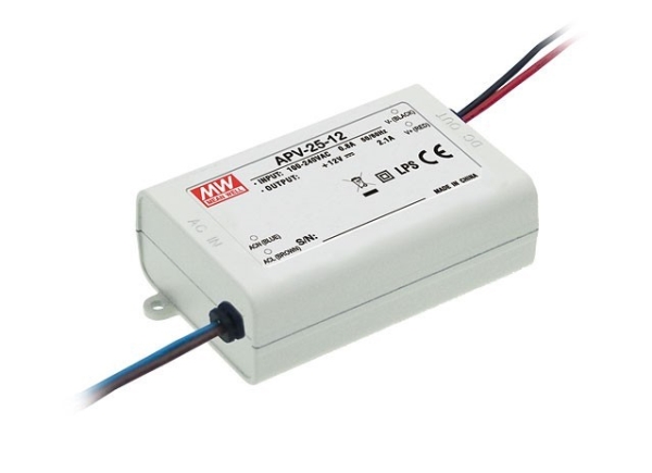 Mean Well Apv-25-24, Weiß, 100 - 240 V, 47 - 63 Hz, 84 Mm, 29,5 Mm, 57 Mm