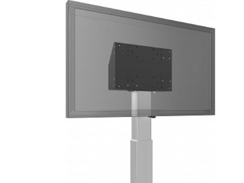 Floor lift on wheels for touch screen max. 86 inch, 120 kg BLACK