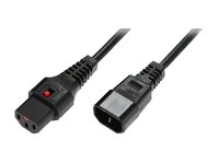 Microconnect - Verlängerungskabel Für Strom - Iec 60320 C14 Auf Iec 60320 C13 - 3 M