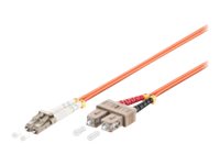 Microconnect - Netzwerkkabel - Sc/Upc Multimode (Stecker) Auf Lc/Upc Multimode (Stecker) - 1 M. - Glasfaser - 50 / 125 My - Om2 - Halogenfrei - Orang