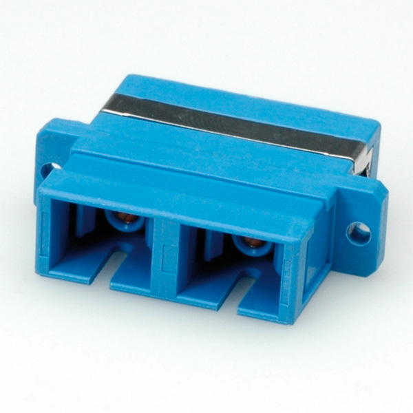 Roline Fibre Optic Adapter Sc Duplex Multimode Pb, Sc/Sc, Blå, Plast, 1 Stk
