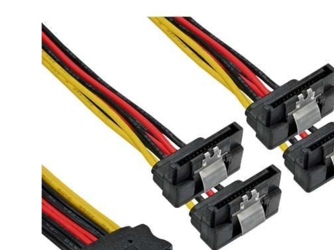 Inline 29683V, 0,15 M, Sata 15-Stik, Sata 15-Stik, Hanstik, Hunstik, 90°