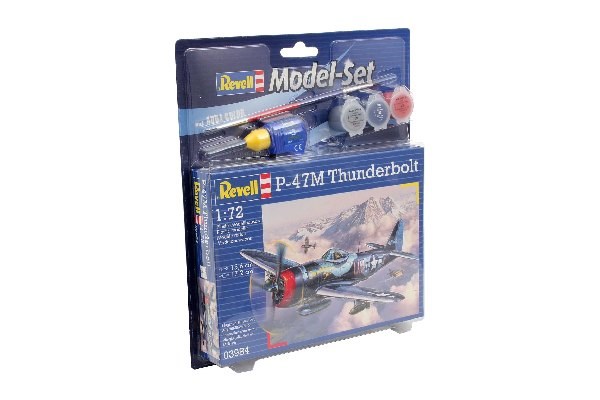 Revell P-47M Thunderbolt, Starrflügelflugzeug-Modell, Montagesatz, 1:72, Republic P-47 Thunderbolt, Kunststoff, Zwischen