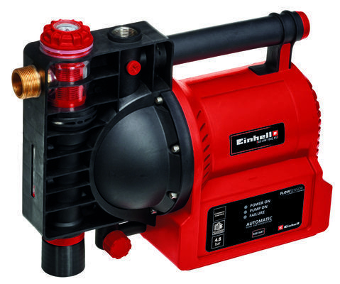 Einhell GE-AW 1042 FS, 1050 W, AC, 4,8 Bar, 4200 l/h, Svart, Röd | Trädgården - Bevattning av trädgårdar - Dränkbara pumpar | GameStuff