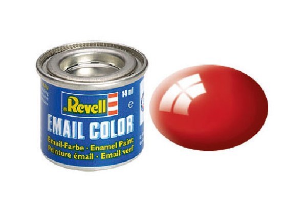Enamel 14 ml. fiery red, gloss | Cement & Murbruk | GameStuff